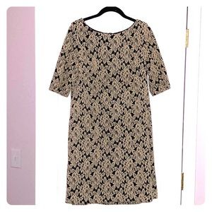 Adrianna Papell black and white dress